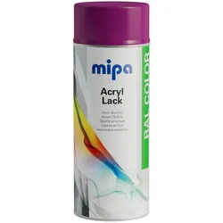 MIPA Acryllack RAL Color Farbspray 400ml RAL4006 - verkehrspurpur