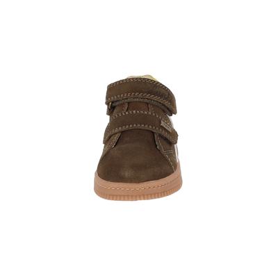 Sneaker LURCHI "Lurchi Furi Barefoot-TEX", Mädchen, Gr. 21, olive, Leder, unifarben, Schuhe Sneaker