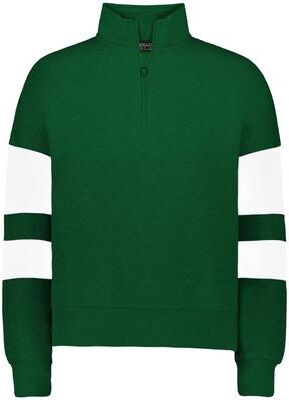 Holloway 229758 Women's JACKSON WAY PULLOVER T-Shirt in Dark Green/White size Large