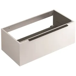KLUDI-ICOS Wandhalter Waschtischunterschrank 100 x 50 H35 cm Mattweiß 50S10053