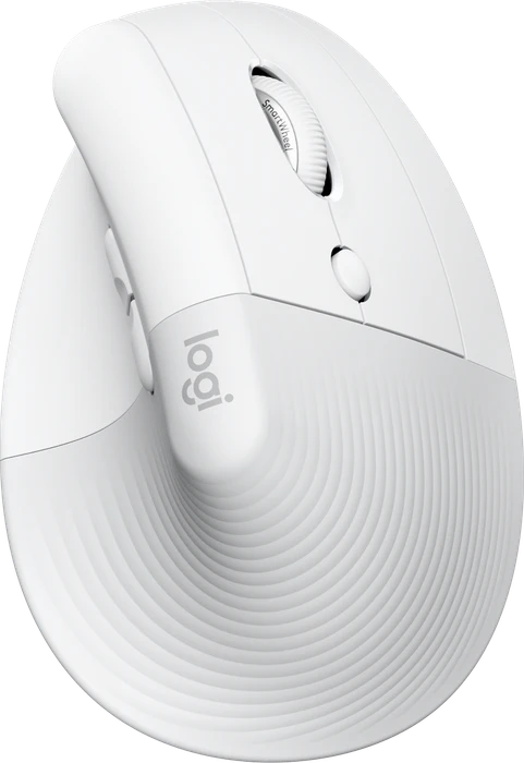 Logitech Lift Vertical Ergonomic Mouse Off-white