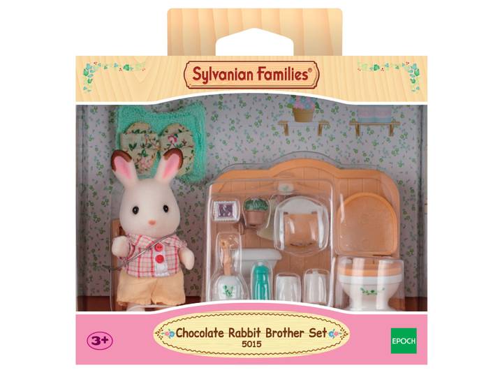 Le frère lapin chocolat et toilettes