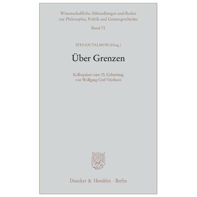 Über Grenzen., Taschenbuch von , Duncker & Humblot, 978-3-428-13971-2