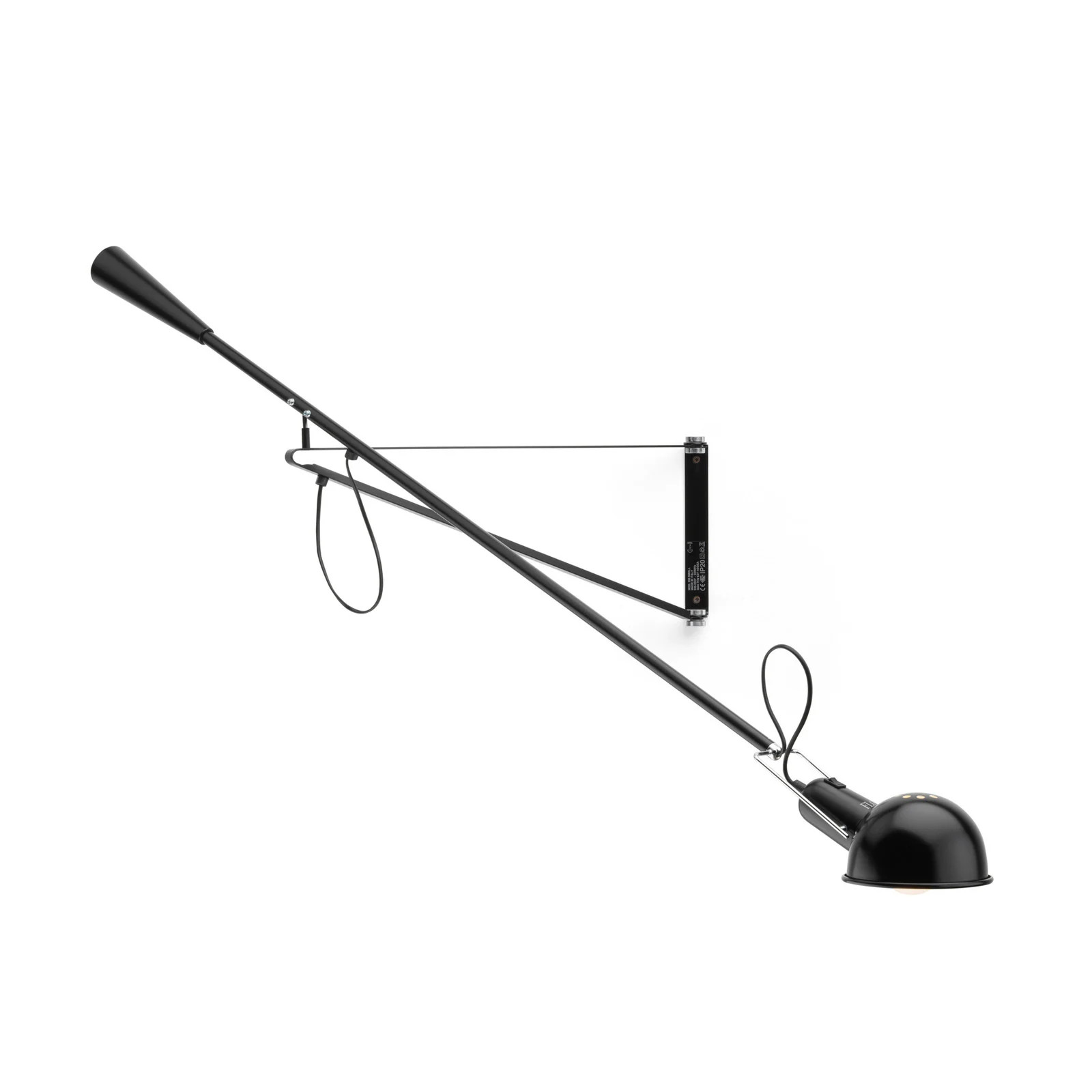 Flos 265 Small Wandlamp - Zwart - Metaal