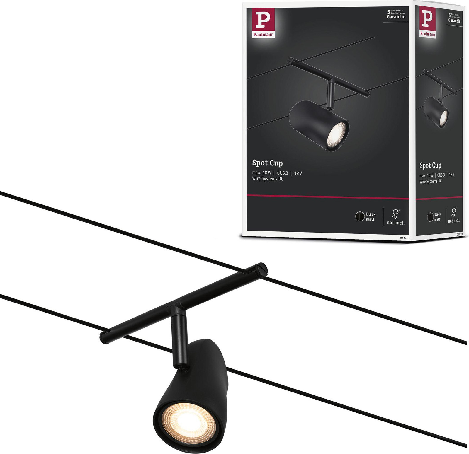 Paulmann CorDuo Ophangsysteem voor enkelvoudige spots