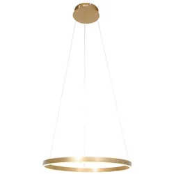 Steinhauer LED Pendelleuchte RINGLUX, 42W, 2700K, 4200lm, gold STE-3502GO