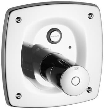 KWC IQUA automatic thermostatic mixer concealed shower, outlet below 21.694.090.000