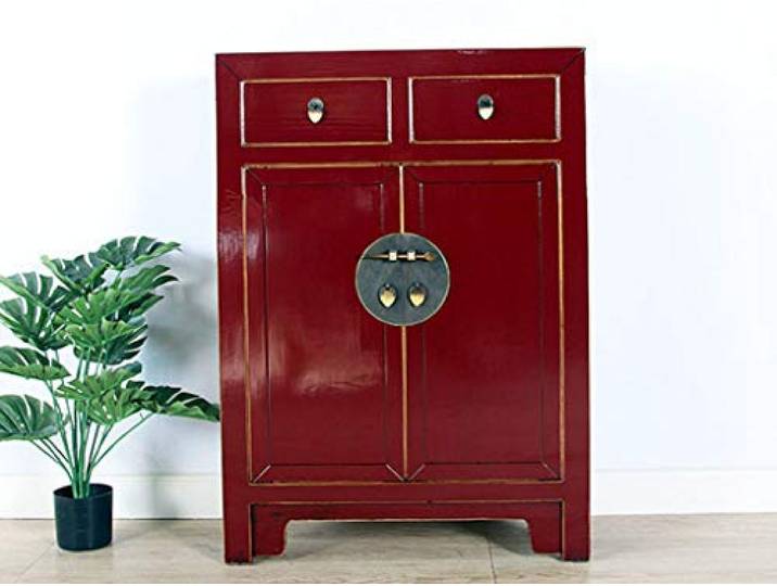 Yajutang chinesische Kommode Orientalisch/Asiatisch Stil pupurrot