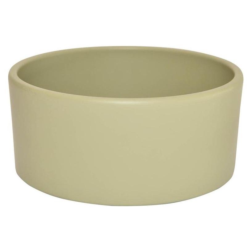 Domoletti Ceramic pot, MISA 420, Ø 18 cm, olive (18 x 9 cm) (5906750939810)