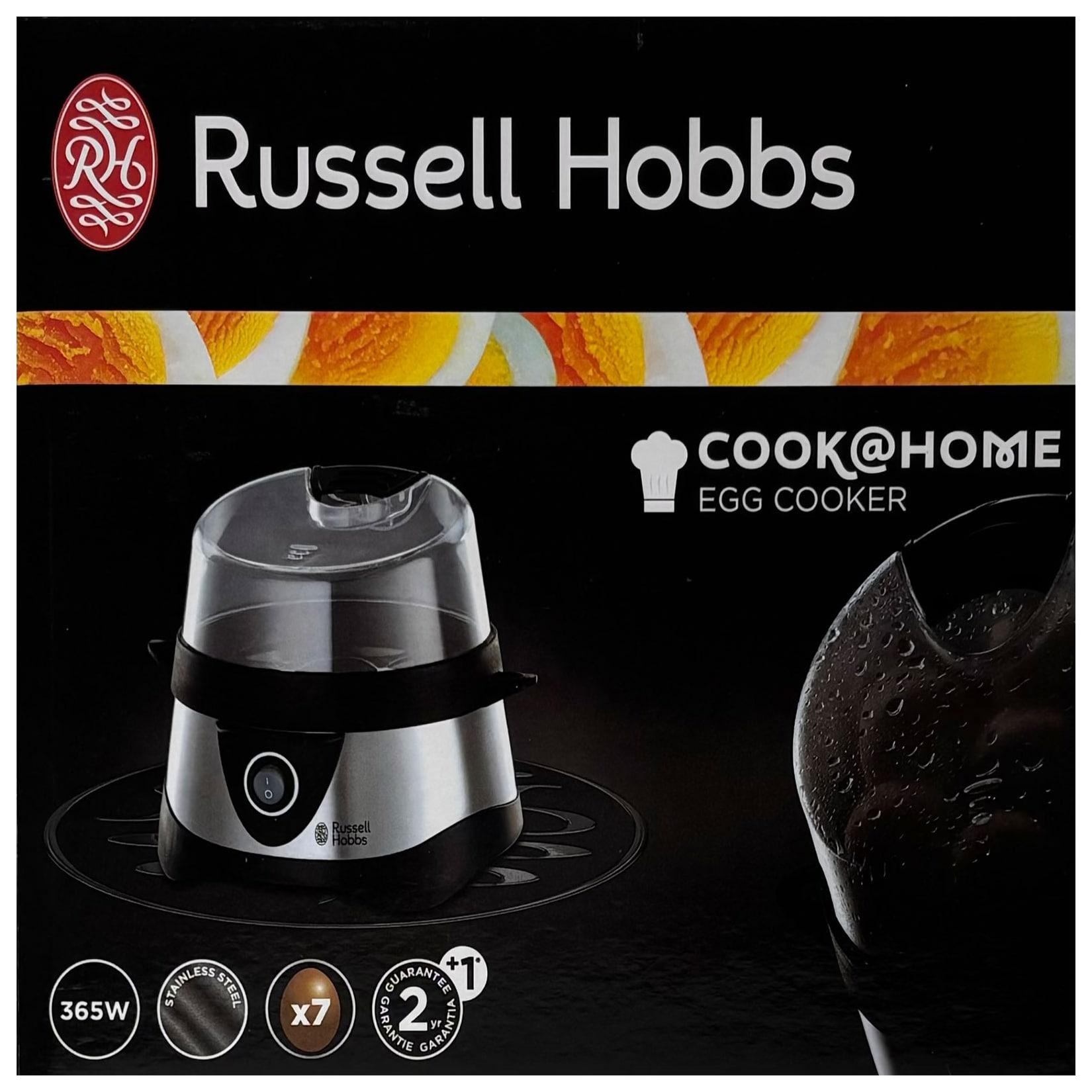 Russell Hobbs Stylo Eierkocher Edelstahl / Schwarz