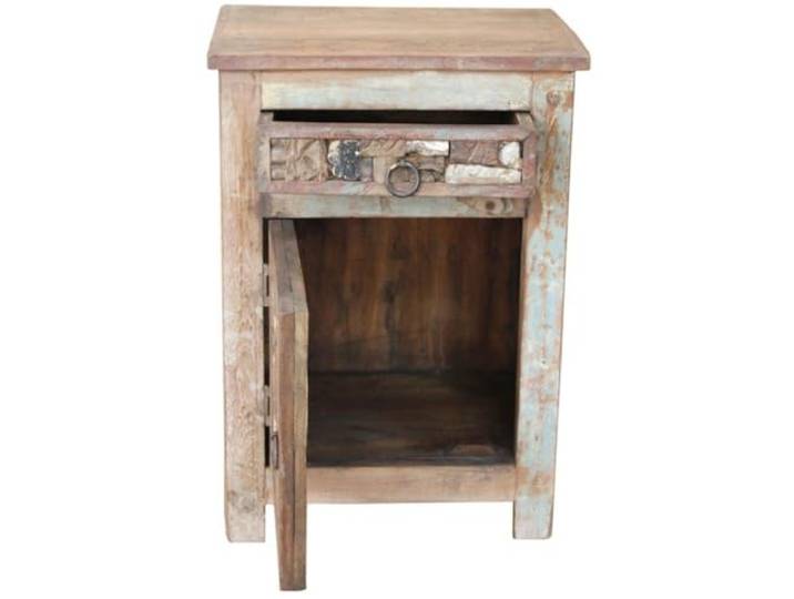 Vintage Beistellschrank, Kommode, Nachttischschrank, Holz, Modell 84
