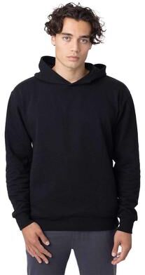 econscious EC5300 Reclaimist Hooded Sweatshirt in Black size Large   Cotton