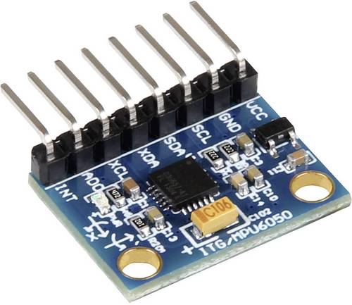Joy-it MPU6050 Beschleunigungssensor 1 St. Passend für (Entwicklungskits): BBC micro:bit, Arduino, Raspberry Pi, Rock Pi, Banana
