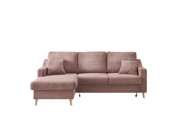 Ecksofa Valentina Rosa Cord