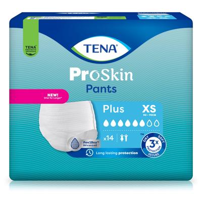 Tena Pants Plus XS bei Inkontinenz 4x14 St Einweghosen