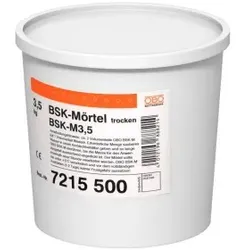 OBO 7215500 Brandschutzkanal-Mörtel Trockenfertigmörtel im Eimer 3,5kg Spezialmörtel grau KTM
