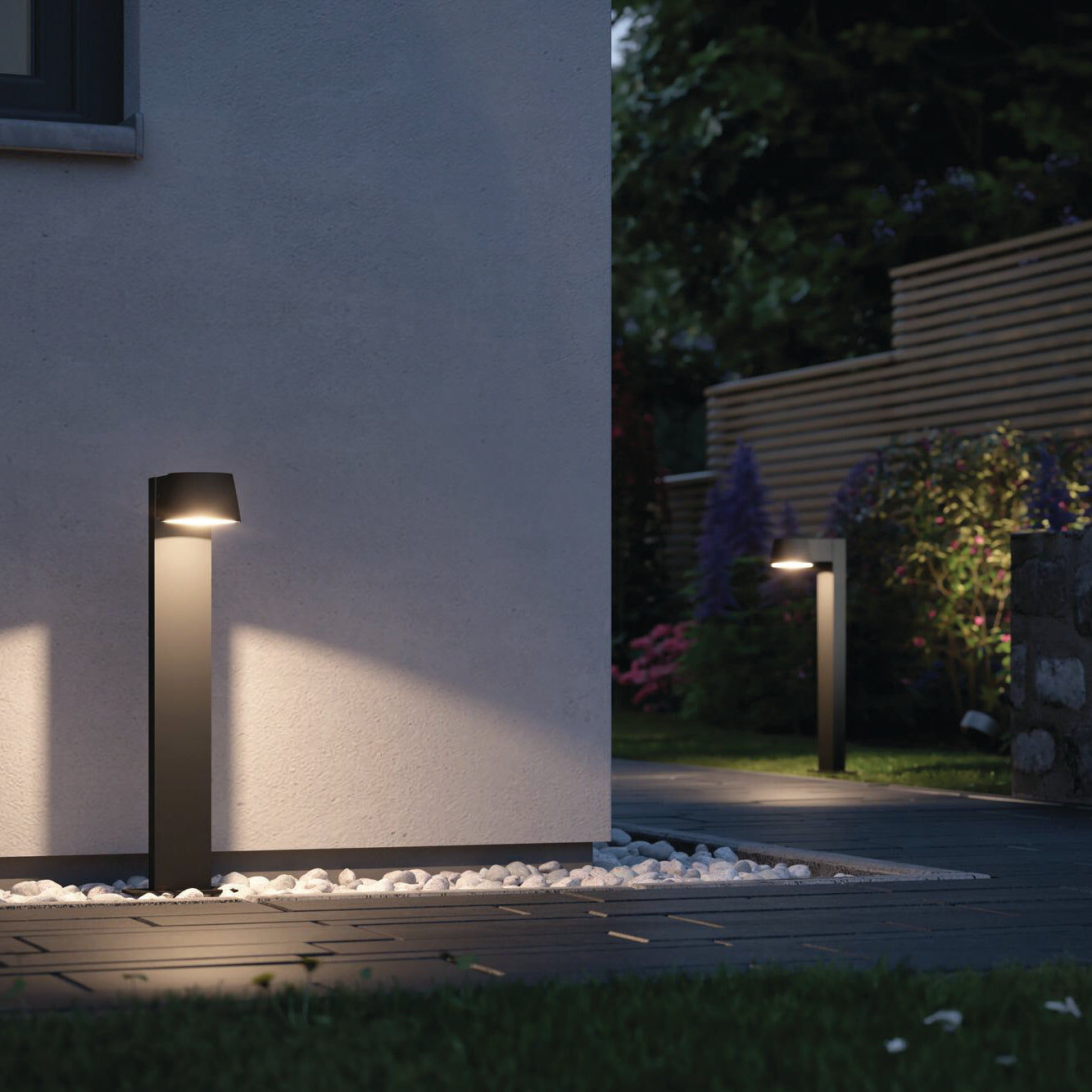 Paulmann - Outdoor Capea 8W LED Bollard Light in Anthracite