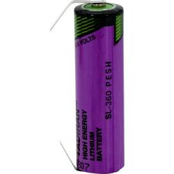 Tadiran Batteries SL 360 T Spezial-Batterie Mignon (AA) U-Lötfahne Lithium 3.6 V 2400 mAh 1 St. SL360T