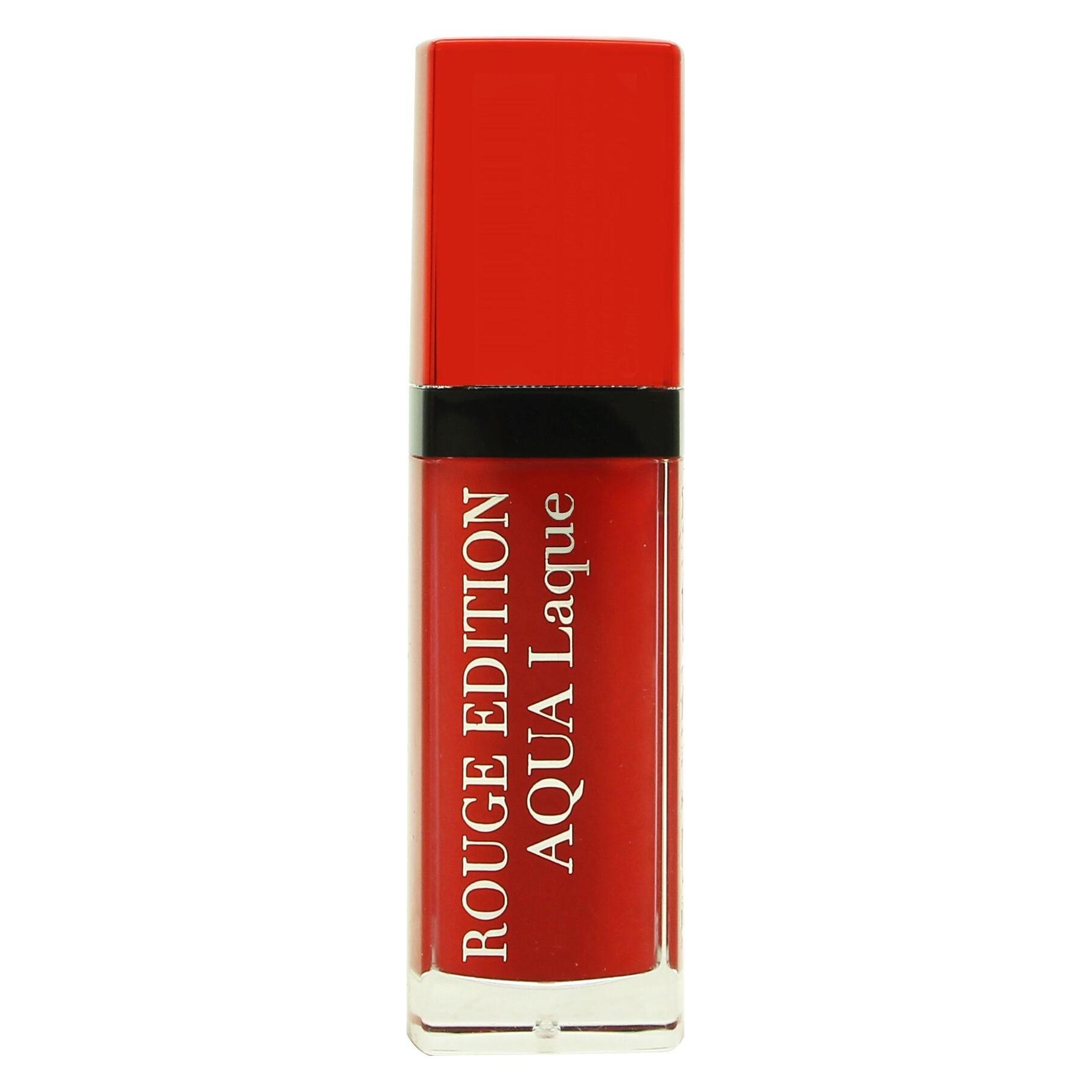 Bourjois Paris Rouge Edition Aqua Laque Lipsticks 06 Feeling Reddy (06 Feeling reddy) (33535153)