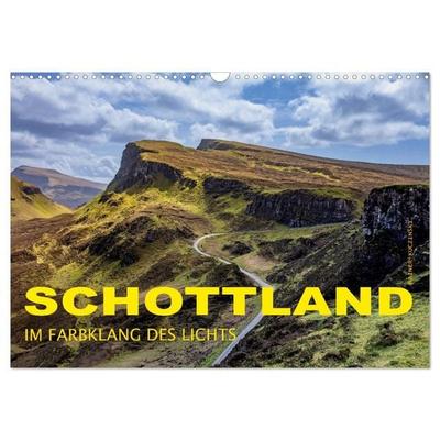 Schottland - Im Farbklang des Lichts (Wandkalender 2027 DIN A3 quer), CALVENDO Monatskalender