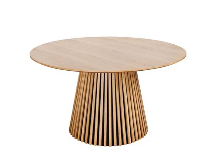 Riess Ambiente Esstisch Valhalla Wood - 120x120cm - Natur - Eichenholz Platz für 4 Personen, rund, inkl. Bodenschutz aus Filz, Skandi-Stil