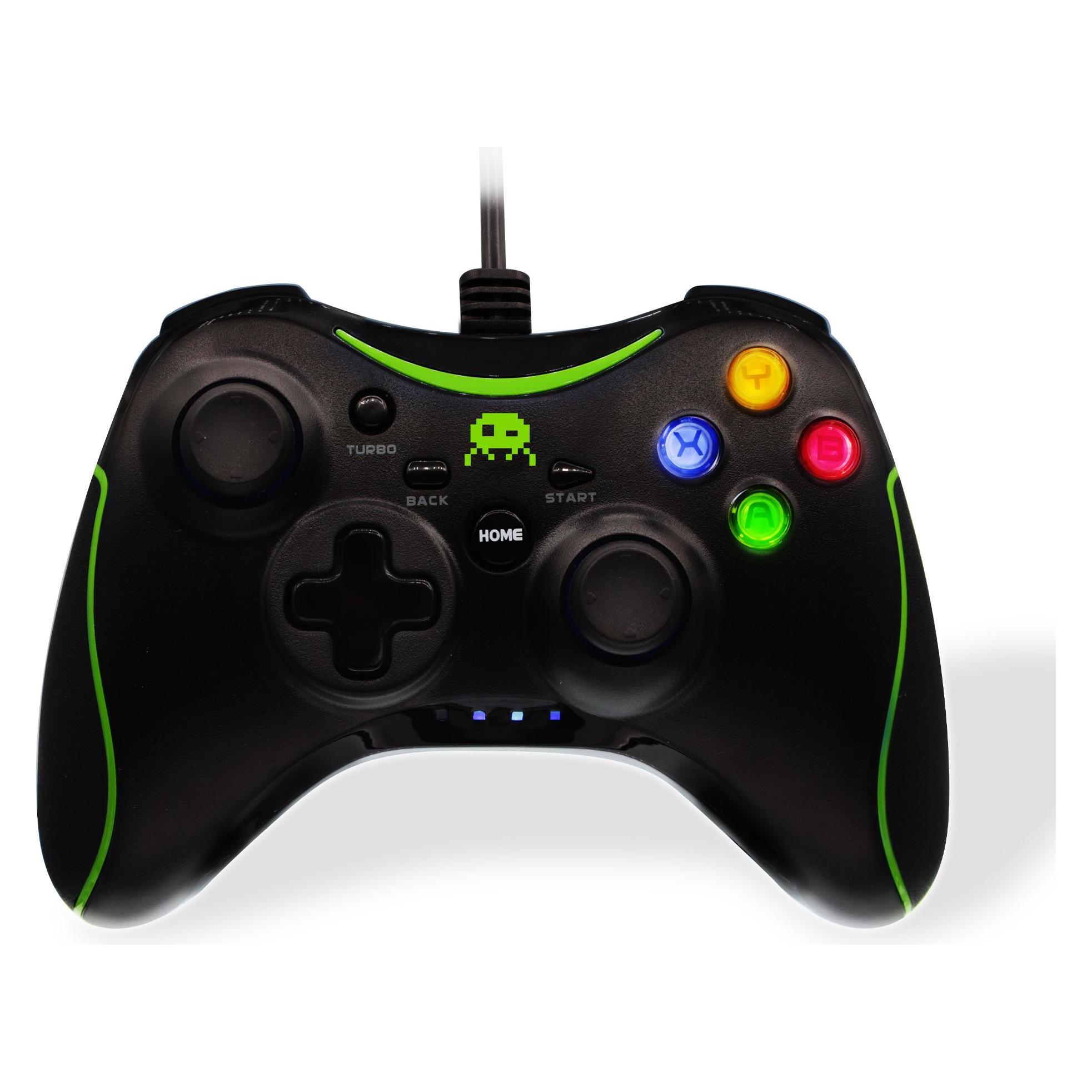 Freaks and Geeks FREAKS X360/PC Controller Wired Black V2 (PC, Xbox 360) (ACFG0095)