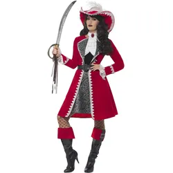 Smiffys Piratin - Deluxe Lady Captain (L)