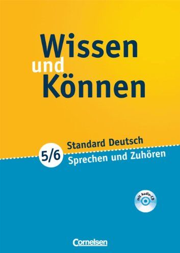Ilse Becker - Wissen und Können: 5./6. Schuljahr - Sprechen und Zuhören: Arbeitsheft mit beigelegtem Lösungsheft und Hör-CD: Arbeitsheft mit beigelegtem Lösungsheft und CD - Preis vom 13.10.2026 11:25:28 h