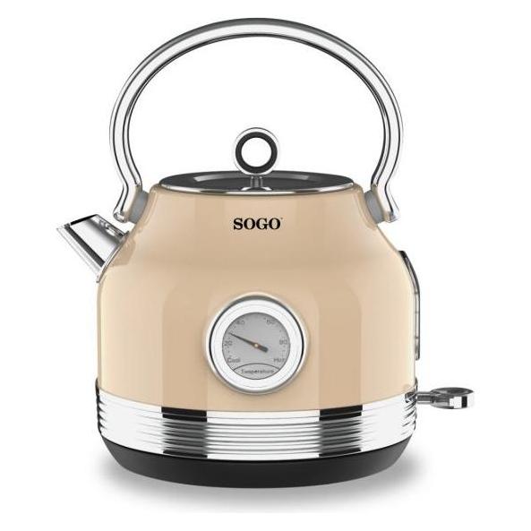 Sogo Kabelloser Wasserkocher Retro Strix Control (1.80 l) (KET-SS-7765)