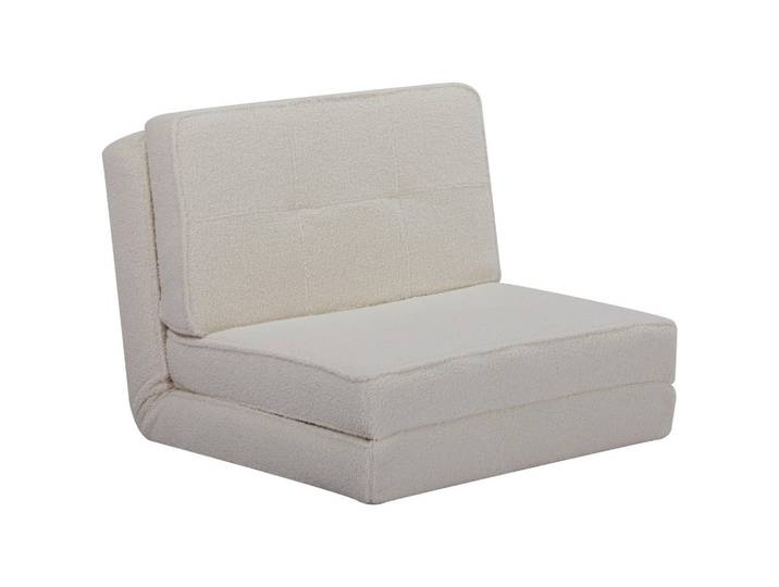 Mid.you Schlafsessel, Weiß, 74x61.5x80 cm, Liegefunktion, Wohnzimmer, Sessel, Schlafsessel