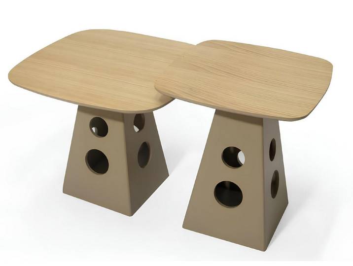 Xlmoebel Couchtisch Luxuriöse Couchtische im edlen Design für stilvolle Wohnräume (2x Couchtische), Hergestellt in Europa