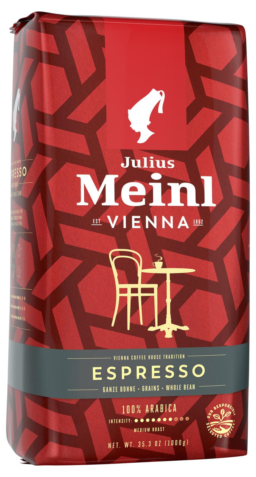 Julius Meinl Vienna Espresso Kaffeebohnen 1,0 kg 95330