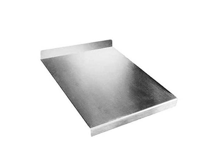 ZeroInox Schneidebrett aus Edelstahl, verschiedene Größen mit Etagere zum Schutz der Küchenplatte Tiefe 60 cm