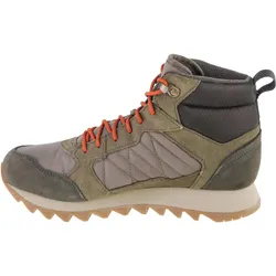 Merrell, Herren, Wanderschuhe, Alpine Sneaker Mid WP 2 grüne Herren-Trekkingschuhe, Grösse 43 (43), Grün
