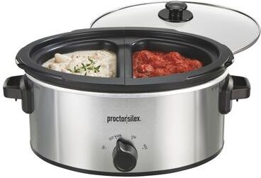 Proctor Silex 6 Quart Double-Dish Slow Cooker