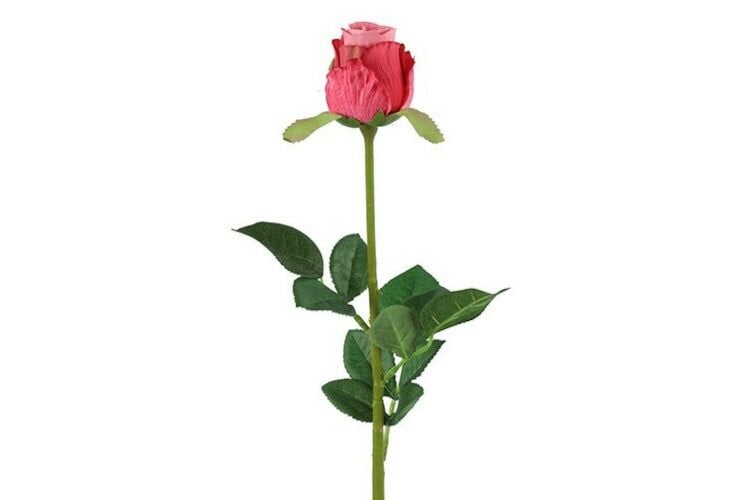 Countryfield zijden bloem Rosa roze 70 cm