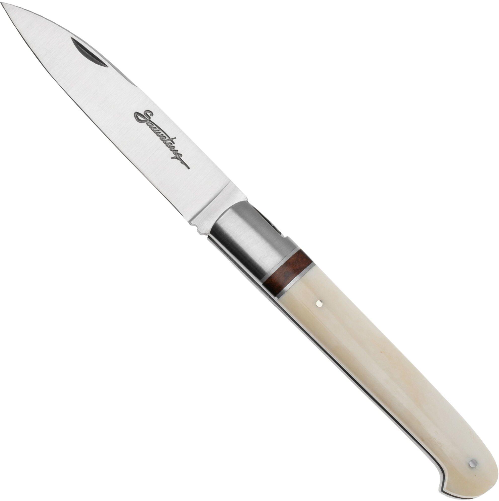 Laguiole en Aubrac Sauveterre A111IHFFS Amourette, Bone, coltello da tasca