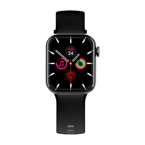 Bigben Connected Square Smartwatch Zwart