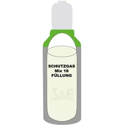 20 Liter Füllung Schutzgas Mix 18