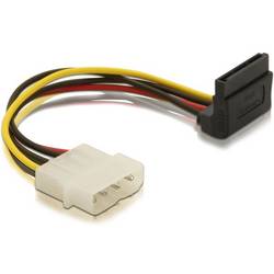 Delock Strom Anschlusskabel [1x - 1x ] 15 cm Mehrfarbig 60104