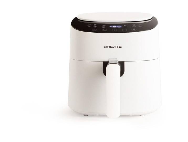 Heissluftfritteuse Create Pro Compact , weiss (weiß), B:39,5cm H:30,5cm T:30,5cm, Fritteusen, Heissluftfritteuse