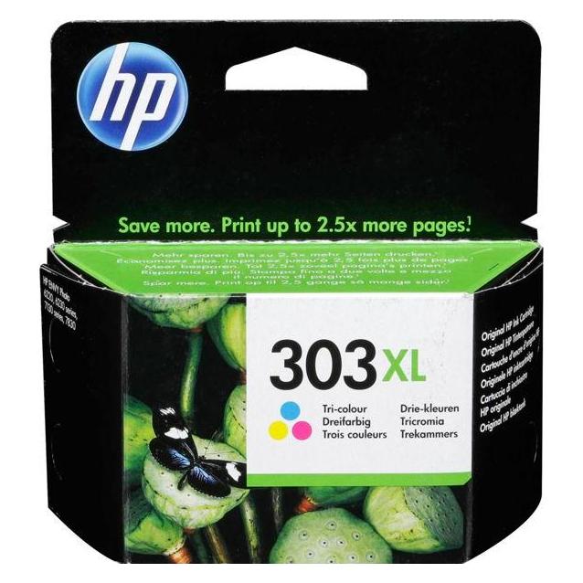 HP Hewlett-Packard 303XL High Yield Tri-color Original, 303XL High (T6N03AE#LS3)