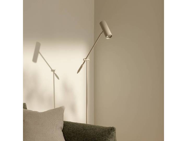 Globen Lighting Stehlampe Hubble READ, creme / amber, für Wohn- / Esszimmer, Metall, Skandinavisch, Stehleuchte