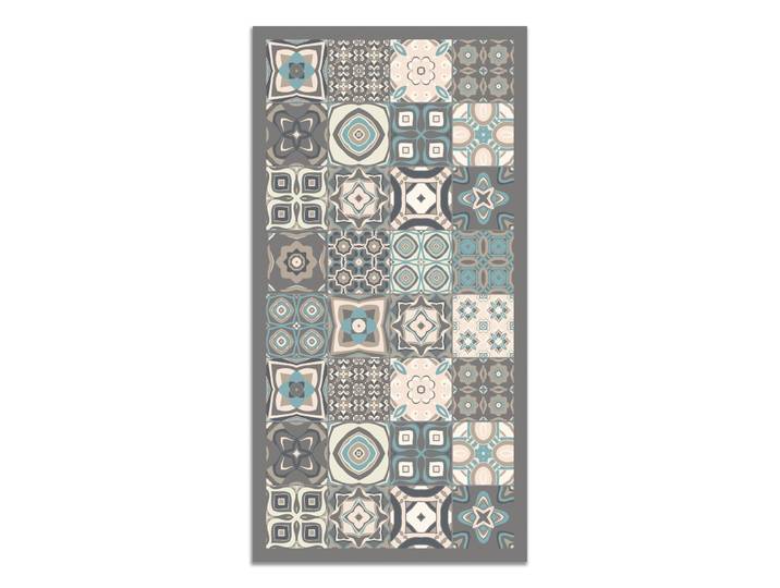 Tapis vinyle carreaux ciments bleu 120x170cm
