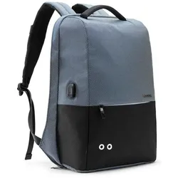 BESTLIFE Laptop-Rucksack NEOTON 2.0 39,6 cm (15,6 Zoll) schwarz/grau schwarz, 2.9x4.6x1.3 cm