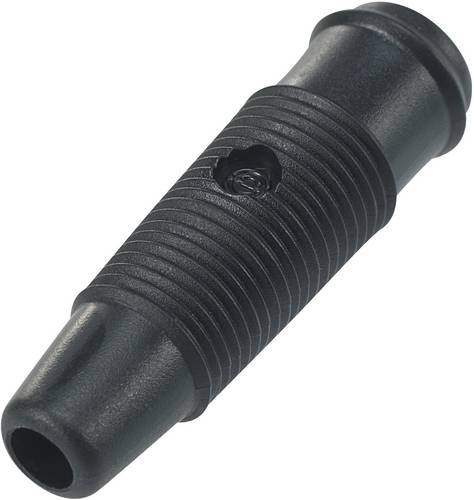 TRU Components TC-R8-107 Laborbuchse Buchse, gerade Stift-Ø: 4mm Schwarz