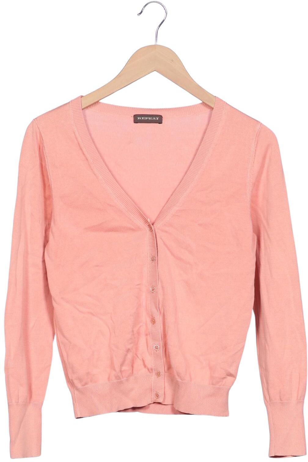 Repeat Damen Strickjacke, Pink, Gr. M, Baumwolle - Second Hand
