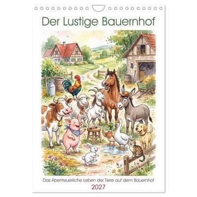 Der Lustige Bauernhof (Wandkalender 2027 DIN A4 hoch), CALVENDO Monatskalender