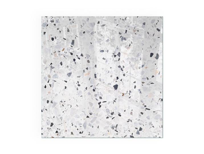 KAMINBODENPLATTE 60x60 cm - Steinmuster mit Partikeln