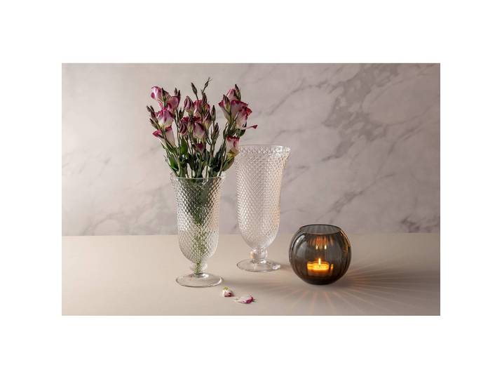 Vase boule Ø 15cm Gris/Gris